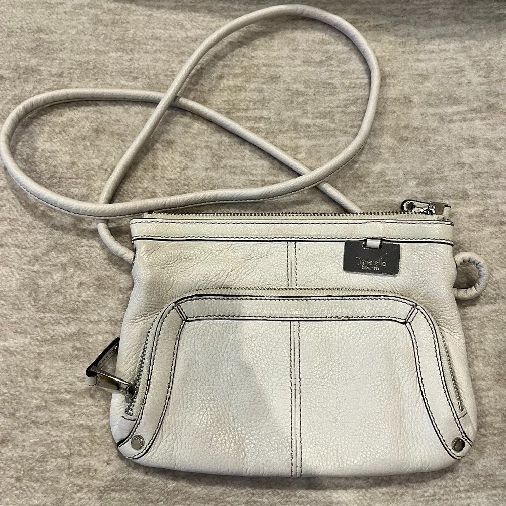 Tignanello White Shoulder Bag
